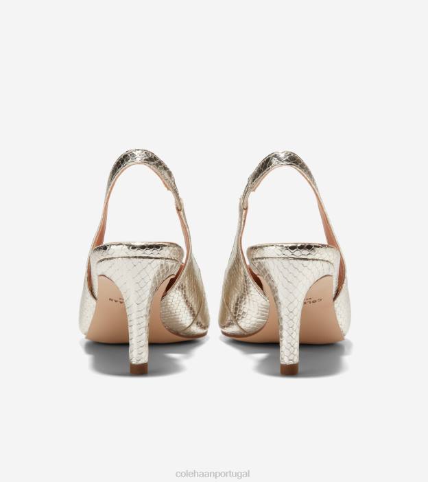 impressão de círculo de ouro calçados 8Z8F151 mulheres Cole Haan bomba sling back vandam - Image 3