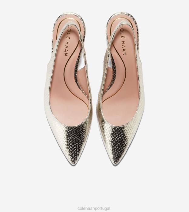 impressão de círculo de ouro calçados 8Z8F151 mulheres Cole Haan bomba sling back vandam - Image 4
