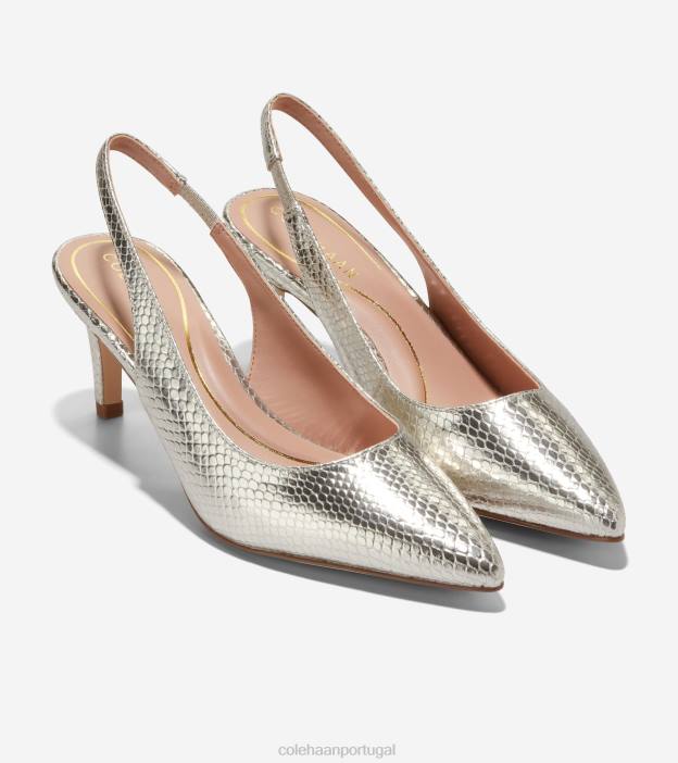 impressão de círculo de ouro calçados 8Z8F151 mulheres Cole Haan bomba sling back vandam - Image 5