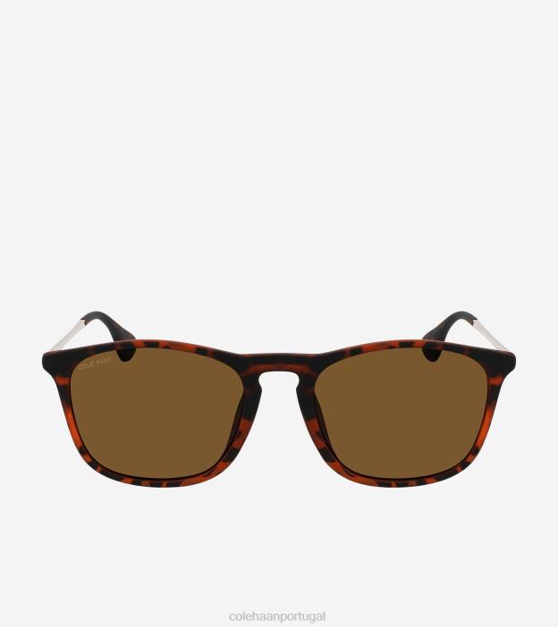 impressao_de_tartaruga_acessorios_8z8f583_homens_cole_haan_oculos_de_sol_quadrados_retro.jpg impressão de tartaruga acessórios 8Z8F583 homens Cole Haan óculos de sol quadrados retrô - Image 1