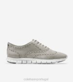 ironstone camurça-óptica branca calçados 8Z8F155 mulheres Cole Haan zerogrand ponta de asa oxford