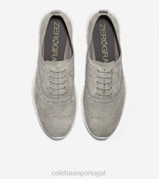 ironstone camurça-óptica branca calçados 8Z8F155 mulheres Cole Haan zerogrand ponta de asa oxford - Image 4