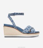 jeans jacquard calçados 8Z8F27 mulheres Cole Haan sandália espadrille cloudfeel