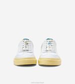 limão-branco óptico calçados 8Z8F39 mulheres Cole Haan Tênis bico fino em canvas grandpro rally - Image 2