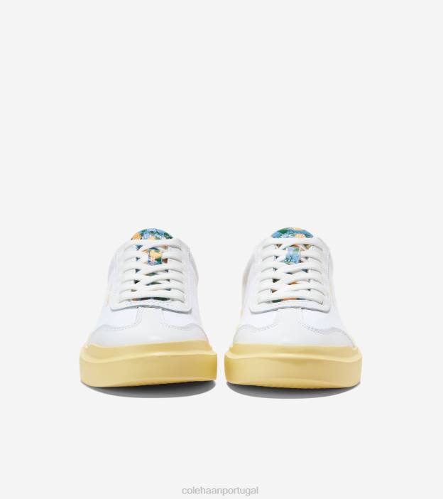 limão-branco óptico calçados 8Z8F39 mulheres Cole Haan Tênis bico fino em canvas grandpro rally - Image 2