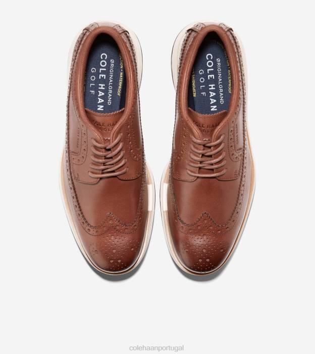 madeira de marfim calçados 8Z8F482 homens Cole Haan sapato de golfe original grand tour - Image 4