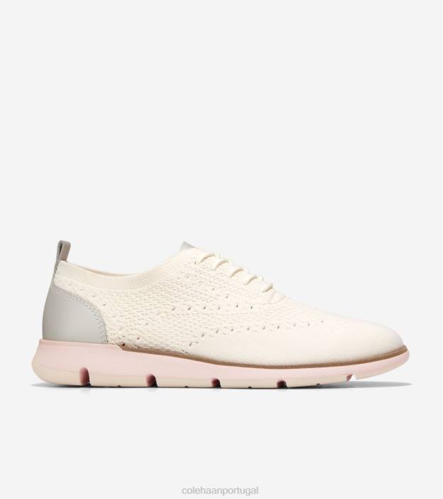 malha marfim-prata peônia stitchlite calçados 8Z8F105 mulheres Cole Haan 4.zerogrand oxford - Image 1