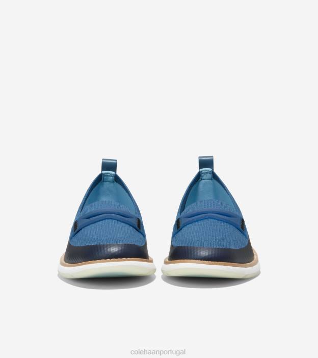 malha ótica branca em malha azul calçados 8Z8F133 mulheres Cole Haan 4. mocassim zerogrand - Image 2