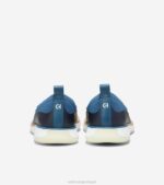 malha ótica branca em malha azul calçados 8Z8F133 mulheres Cole Haan 4. mocassim zerogrand - Image 3
