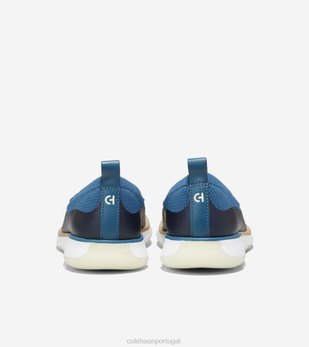 malha ótica branca em malha azul calçados 8Z8F133 mulheres Cole Haan 4. mocassim zerogrand - Image 3