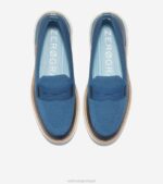 malha ótica branca em malha azul calçados 8Z8F133 mulheres Cole Haan 4. mocassim zerogrand - Image 4