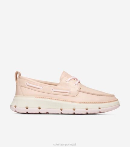 marfim-água-rosa branqueada calçados 8Z8F20 mulheres Cole Haan 4. sapato de barco de regata zerogrand