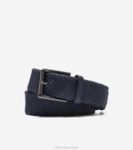 marinha acessórios 8Z8F570 homens Cole Haan Cinto de cordão elástico tubular de 35 mm