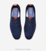 marinho costurado marfim calçados 8Z8F391 homens Cole Haan originalgrand wingtip oxford - Image 2