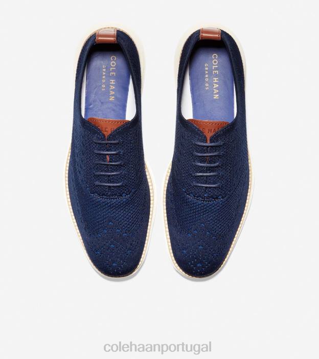 marinho costurado marfim calçados 8Z8F391 homens Cole Haan originalgrand wingtip oxford - Image 2