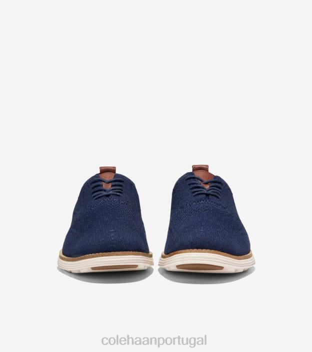 marinho costurado marfim calçados 8Z8F391 homens Cole Haan originalgrand wingtip oxford - Image 6