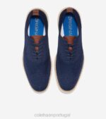 marinho costurado marfim calçados 8Z8F391 homens Cole Haan originalgrand wingtip oxford - Image 8