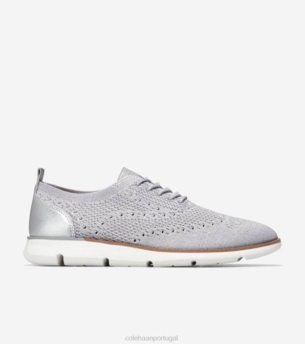 microchip-silver-white stitchlite calçados 8Z8F103 mulheres Cole Haan 4.zerogrand oxford - Image 1