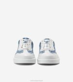 monograma jeans jacquard calçados 8Z8F36 mulheres Cole Haan Tênis bico fino em canvas grandpro rally - Image 2
