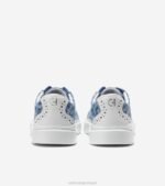 monograma jeans jacquard calçados 8Z8F36 mulheres Cole Haan Tênis bico fino em canvas grandpro rally - Image 3