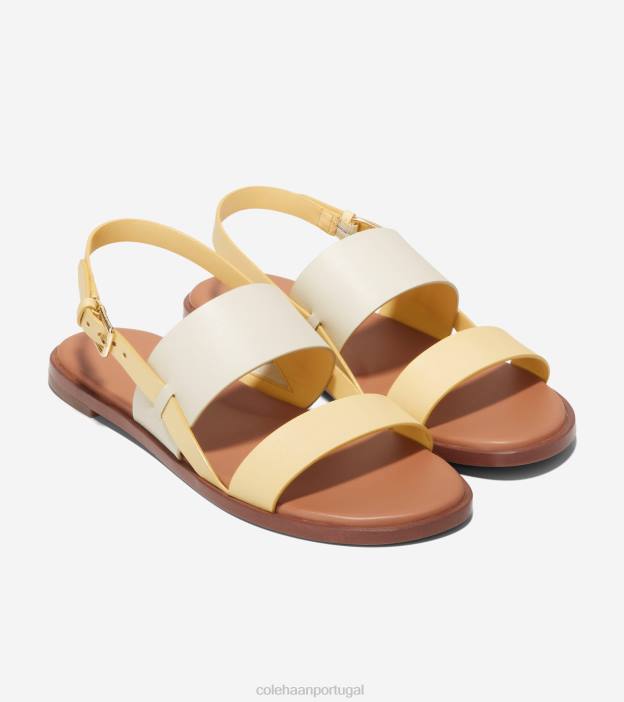 neblina dourada marfim calçados 8Z8F82 mulheres Cole Haan sandália flat flynn - Image 3