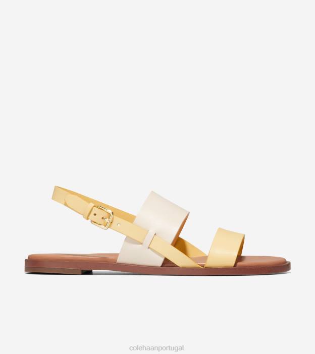 neblina_dourada_marfim_calcados_8z8f82_mulheres_cole_haan_sandalia_flat_flynn.jpg neblina dourada marfim calçados 8Z8F82 mulheres Cole Haan sandália flat flynn - Image 1