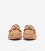 nubuck bege bétula calçados 8Z8F73 mulheres Cole Haan Evelyn Bow driver - Image 2
