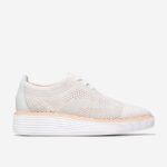 nuvem ótica branco-metálica em ponto de prata nimbus calçados 8Z8F215 mulheres Cole Haan originalgrand platform wingtip oxford