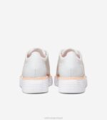 nuvem ótica branco-metálica em ponto de prata nimbus calçados 8Z8F215 mulheres Cole Haan originalgrand platform wingtip oxford - Image 4