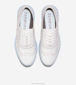 óptico branco-oxford azul calçados 8Z8F153 mulheres Cole Haan zerogrand ponta de asa oxford - Image 4
