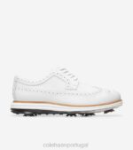 ótico branco natural calçados 8Z8F200 mulheres Cole Haan sapato de golfe original grand tour
