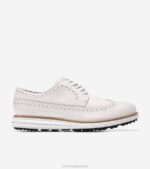 ótico branco natural calçados 8Z8F408 homens Cole Haan sapato de golfe original grande