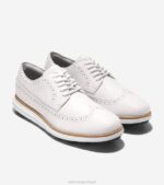 ótico branco natural calçados 8Z8F408 homens Cole Haan sapato de golfe original grande - Image 5
