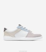 ótico branco-prata bétula-azul-roxo calçados 8Z8F206 mulheres Cole Haan tênis grande crosscourt