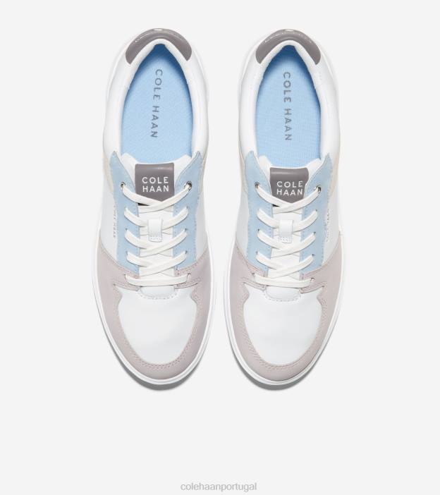 ótico branco-prata bétula-azul-roxo calçados 8Z8F206 mulheres Cole Haan tênis grande crosscourt - Image 4