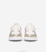 ouro branco óptico metálico calçados 8Z8F205 mulheres Cole Haan tênis moderno crosscourt grande - Image 2