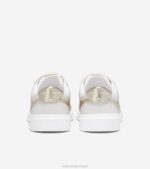 ouro branco óptico metálico calçados 8Z8F205 mulheres Cole Haan tênis moderno crosscourt grande - Image 3