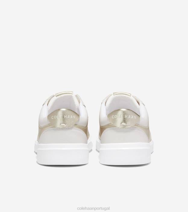 ouro branco óptico metálico calçados 8Z8F205 mulheres Cole Haan tênis moderno crosscourt grande - Image 3