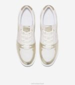 ouro branco óptico metálico calçados 8Z8F205 mulheres Cole Haan tênis moderno crosscourt grande - Image 4