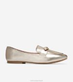 ouro calçados 8Z8F137 mulheres Cole Haan mocassim york bow