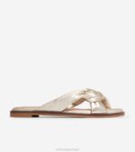 ouro calçados 8Z8F191 mulheres Cole Haan sandália anica lux