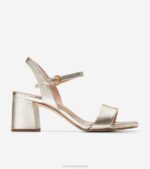 ouro calçados 8Z8F74 mulheres Cole Haan sandália salto bloco josie