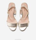 ouro calçados 8Z8F74 mulheres Cole Haan sandália salto bloco josie - Image 4