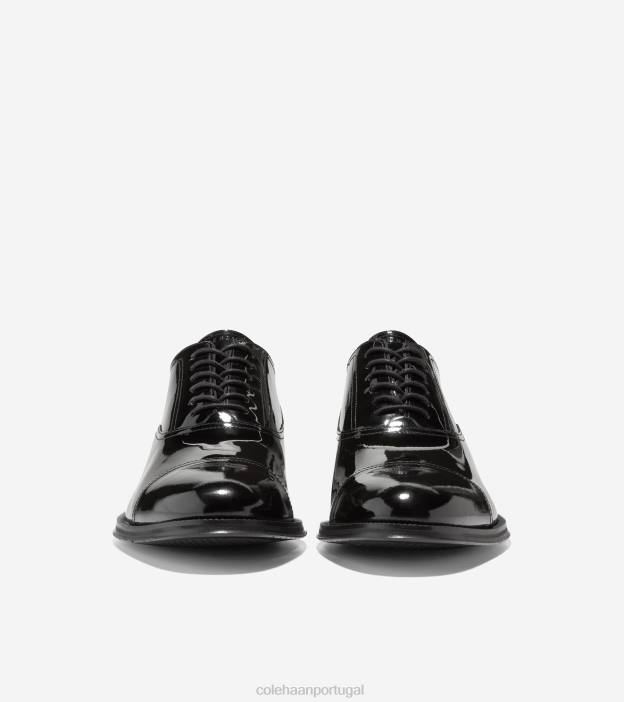 patente preta calçados 8Z8F402 homens Cole Haan clássicos modernos cap toe oxford - Image 3