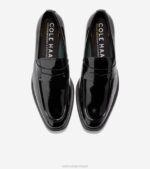patente preta calçados 8Z8F448 homens Cole Haan mocassim clássico moderno - Image 5