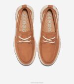 pecan-marfim calçados 8Z8F21 mulheres Cole Haan 4. sapato de barco de regata zerogrand - Image 4