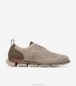 pedra cinza costurada calçados 8Z8F364 homens Cole Haan 4.zerogrand oxford