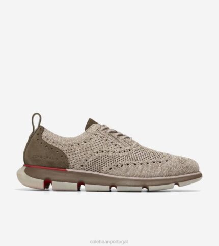 pedra cinza costurada calçados 8Z8F364 homens Cole Haan 4.zerogrand oxford