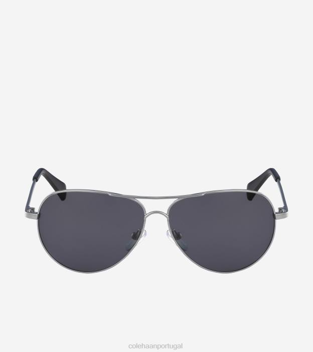 prata_acessorios_8z8f529_mulheres_cole_haan_oculos_de_sol_aviador_classicos.jpg prata acessórios 8Z8F529 mulheres Cole Haan óculos de sol aviador clássicos - Image 1