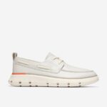 prata bétula-marfim-escarlate laranja calçados 8Z8F254 homens Cole Haan 4. sapato de barco de regata zerogrand
